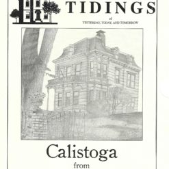 Cover of Calistoga Tidings, art by Danielle Cuddy 2013