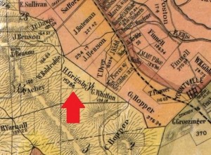 1876 Map of Grigsby's property