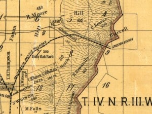 1876 Parcel Map