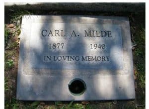 Carl's grave at Tulocay