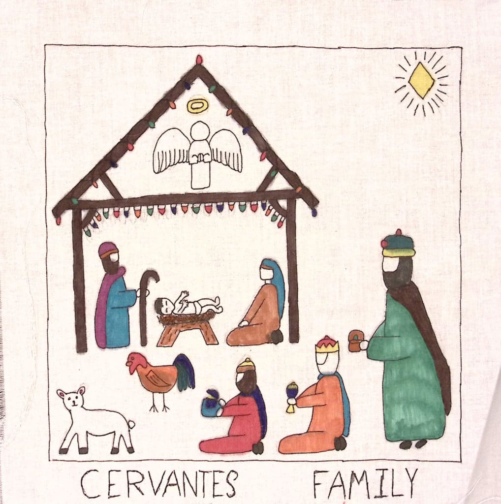 Cervantes Family, Nativity Scene