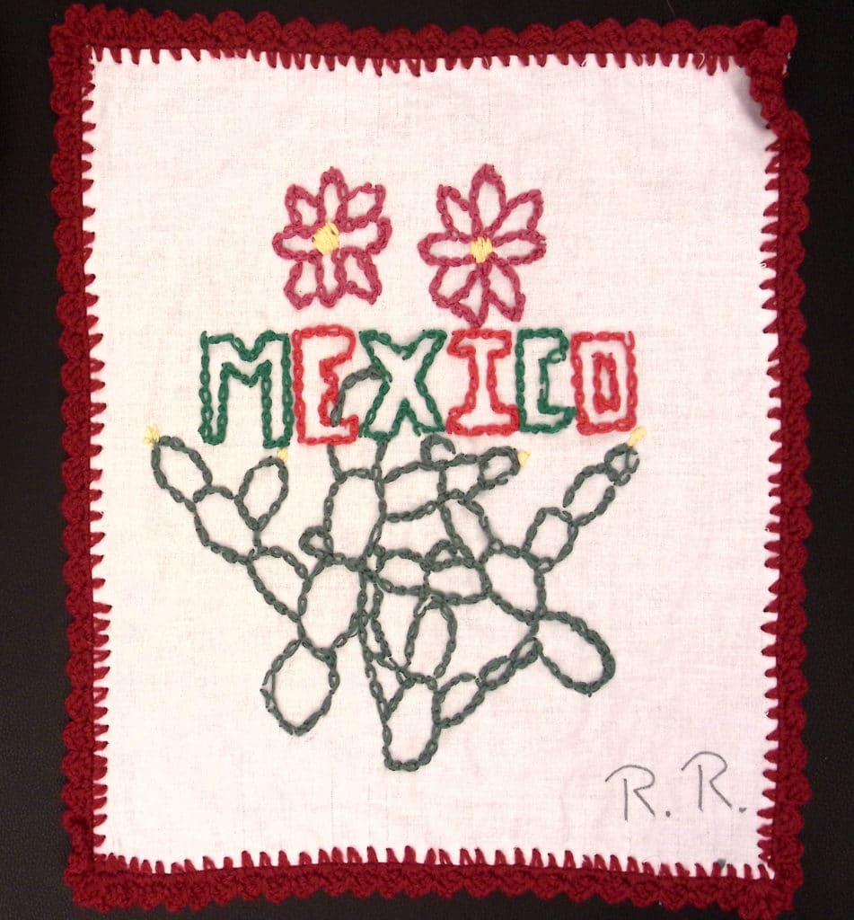 red border, "MEXICO"