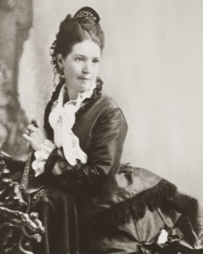 Studio portrait of Josephine Tychson.