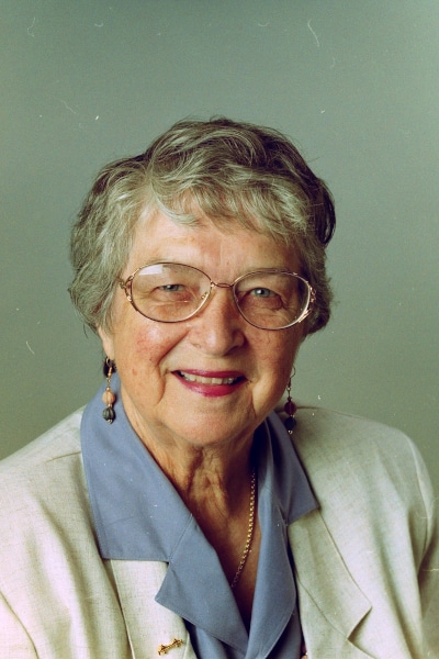 Photograph of Ginny Simms taken for the Napa Register.