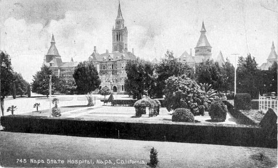 The Napa State Hospital, unknown date.